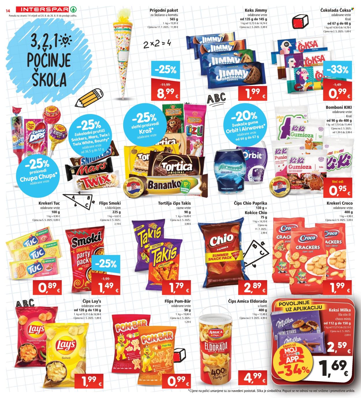 INTERSPAR katalog - 20.08.2025. - 26.08.2025. Stranica 14