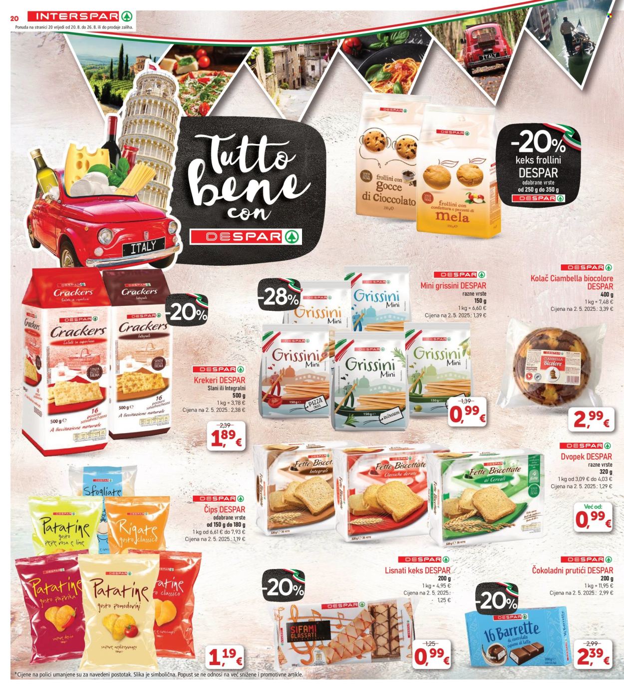 INTERSPAR katalog - 20.08.2025. - 26.08.2025. Stranica 20
