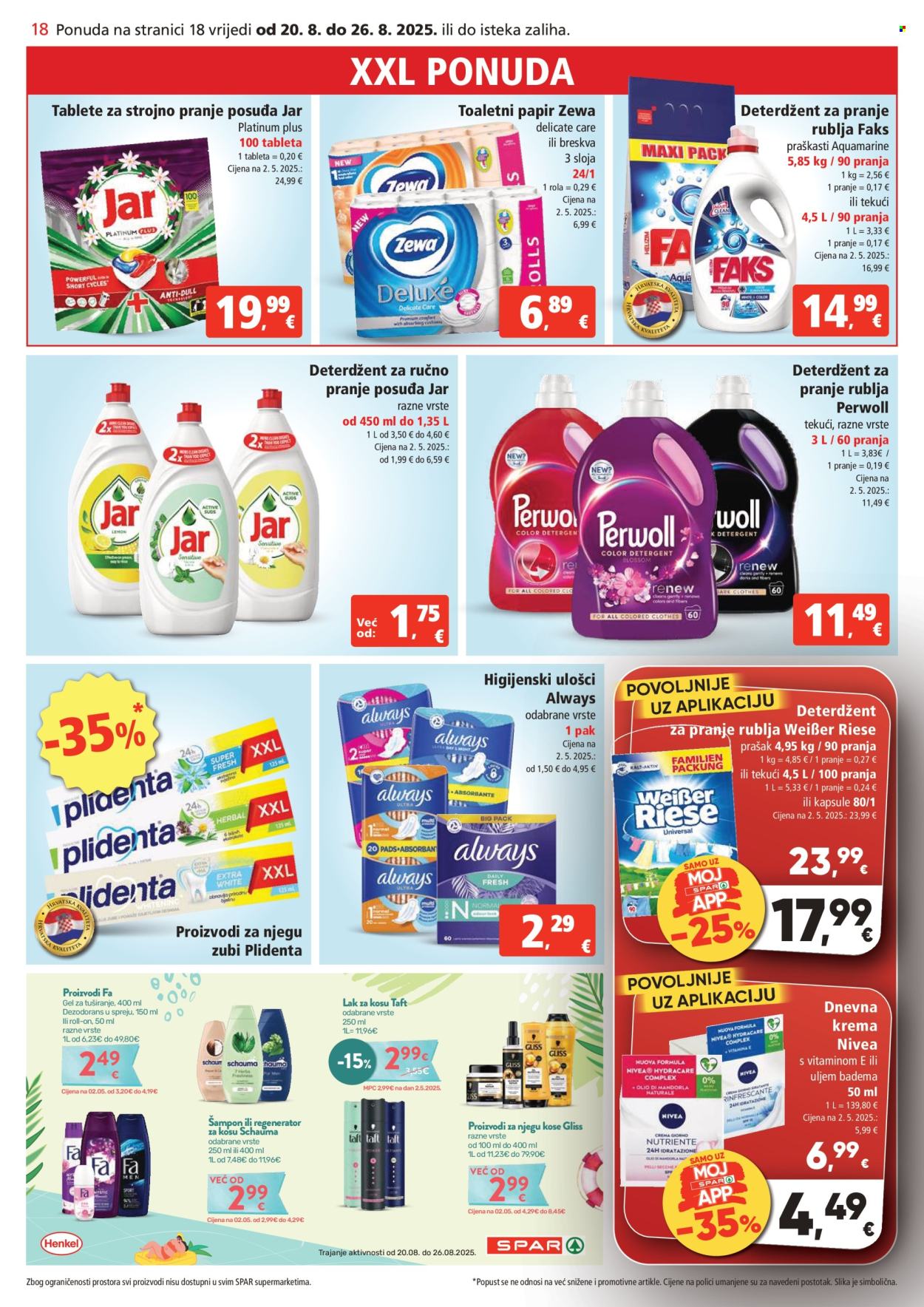 SPAR katalog - 20.08.2025. - 26.08.2025. Stranica 18