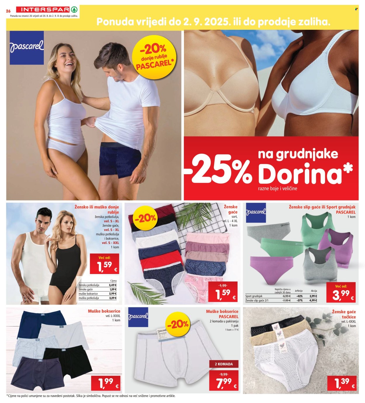 INTERSPAR katalog - 20.08.2025. - 26.08.2025. Stranica 26