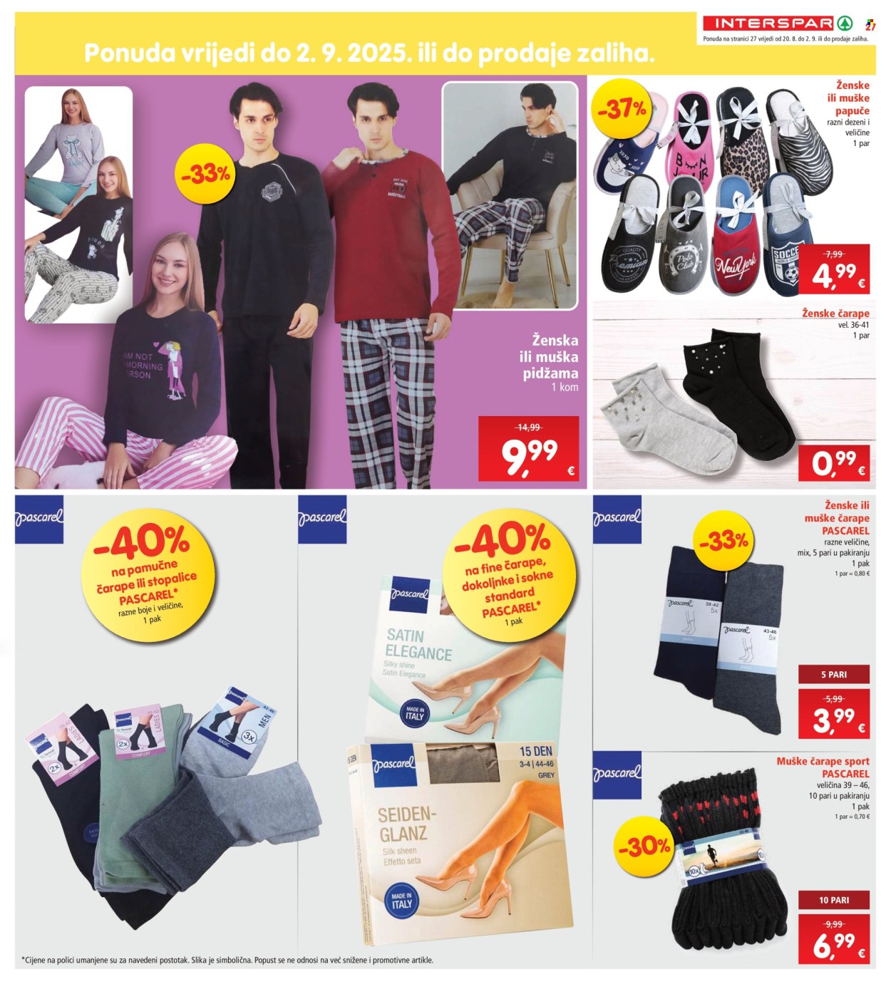 INTERSPAR katalog - 20.08.2025. - 26.08.2025. Stranica 27