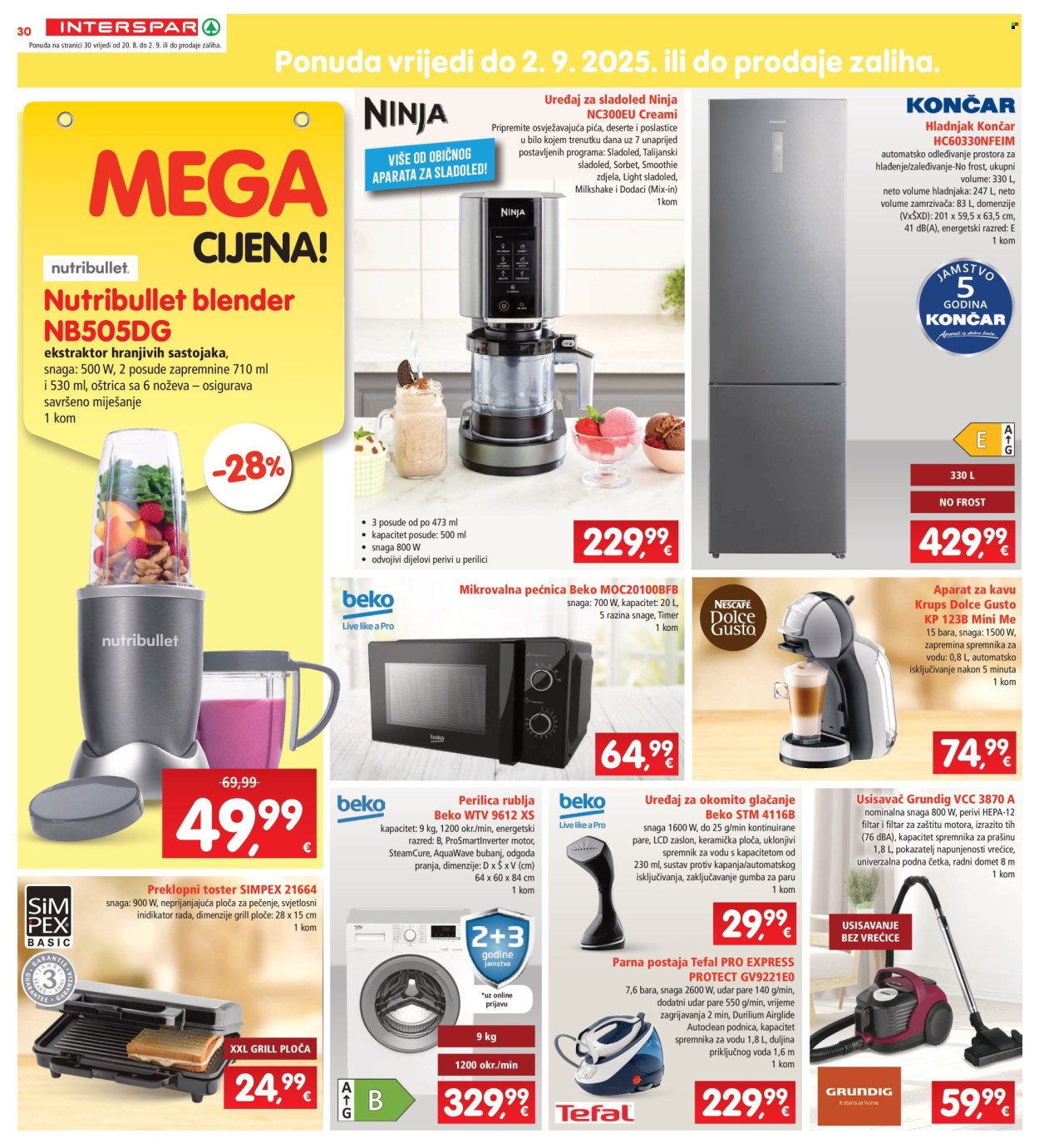 INTERSPAR katalog - 20.08.2025. - 26.08.2025. Stranica 30