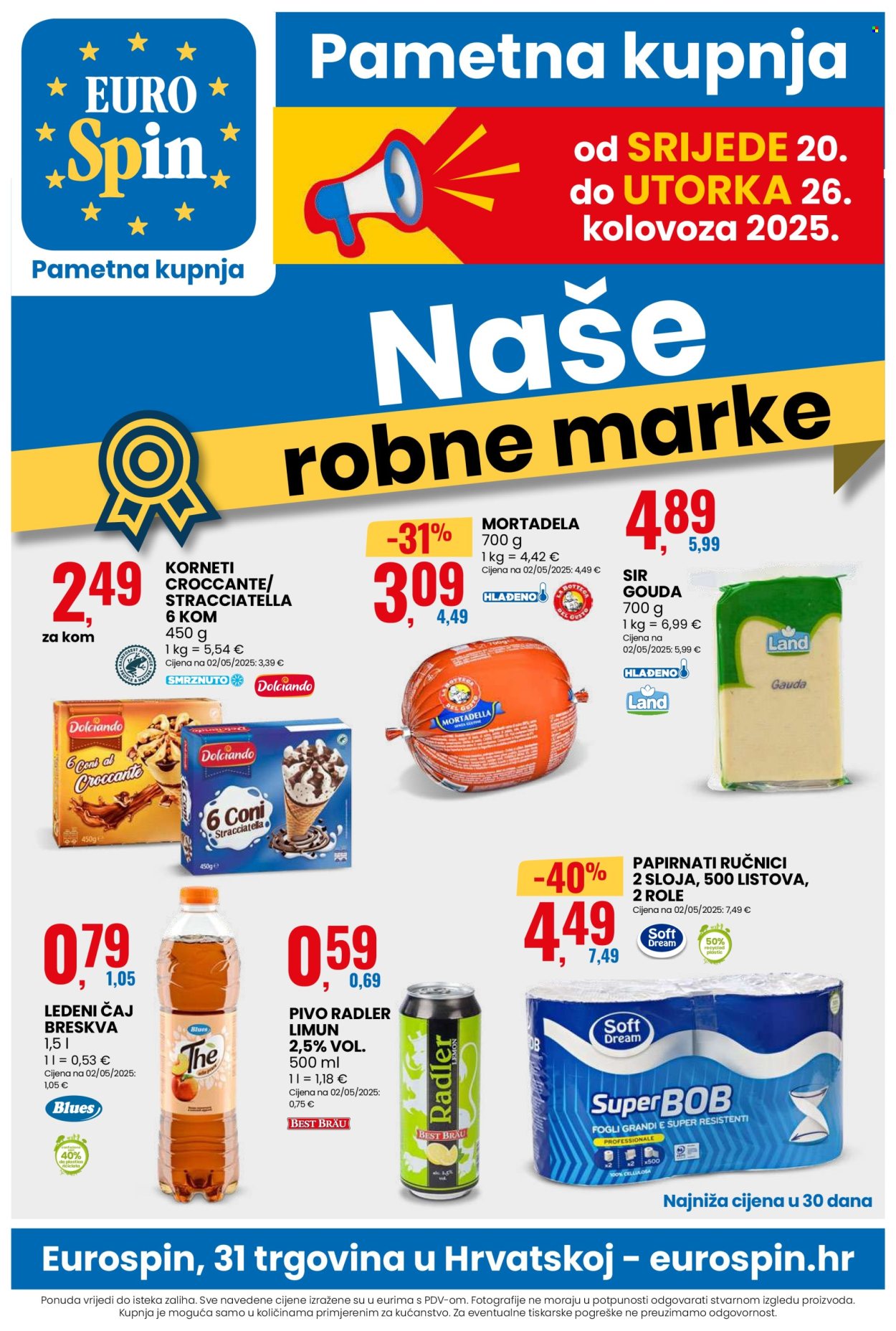 Eurospin katalog - 20.08.2025. - 26.08.2025. Stranica 1