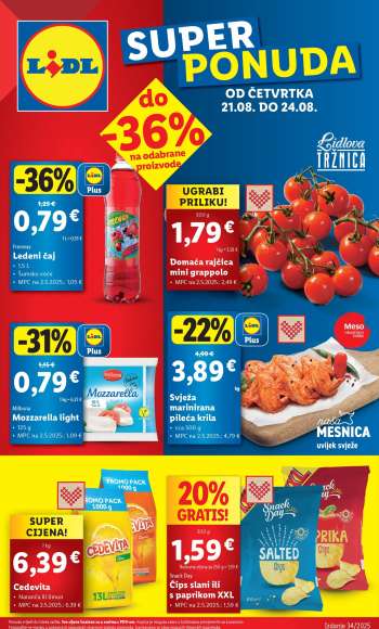 Lidl katalog - 21.08.2025. - 24.08.2025.