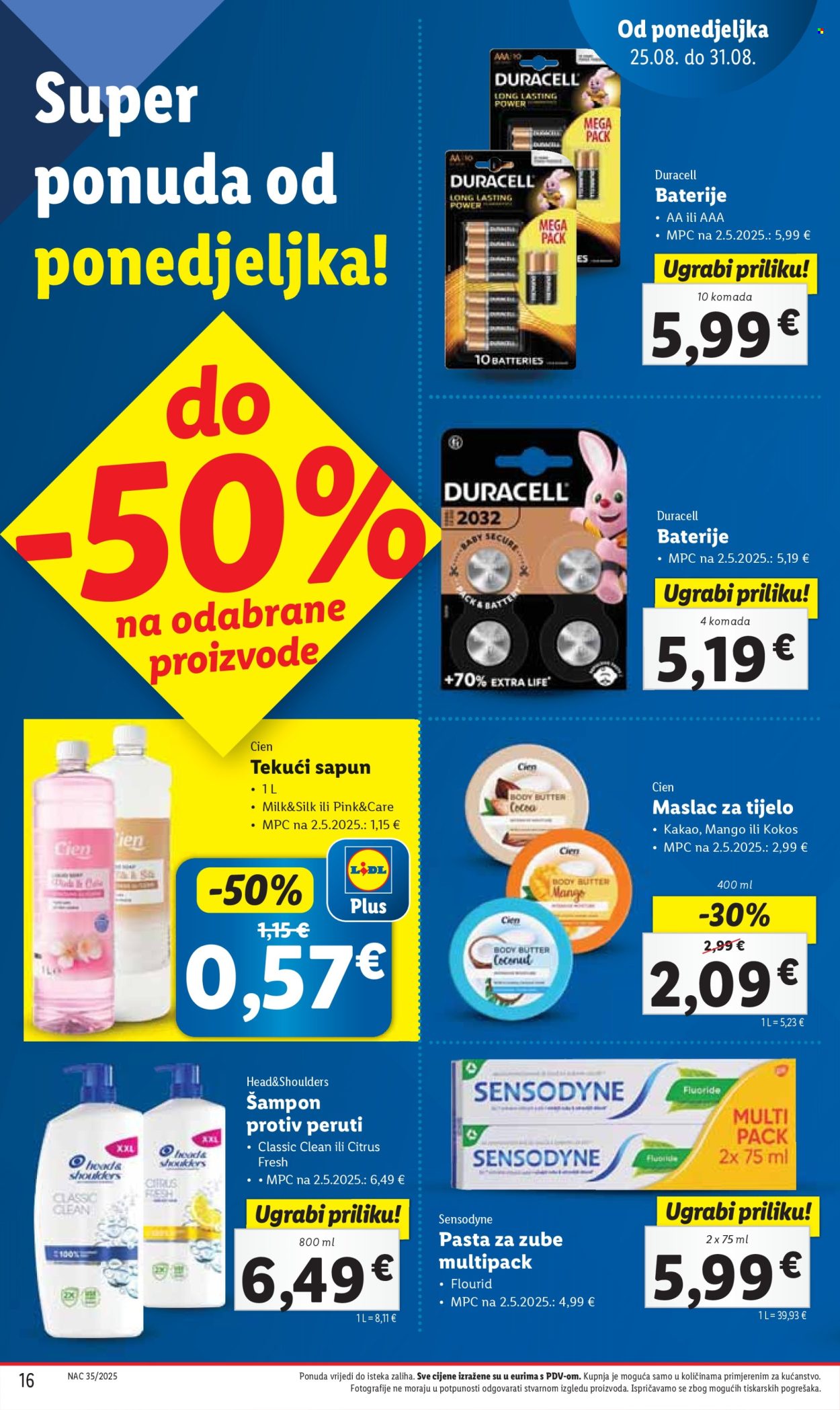 Lidl katalog - 25.08.2025. - 31.08.2025. Stranica 16