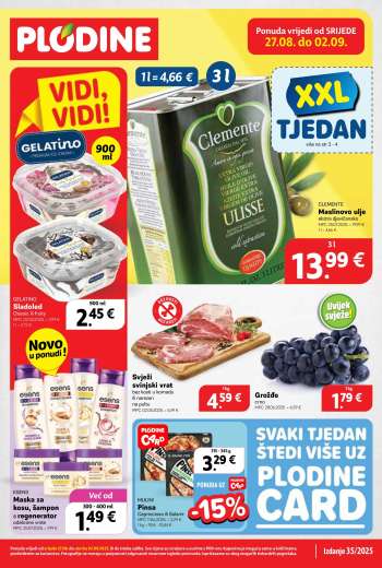 Plodine katalog - 27.08.2025. - 02.09.2025.
