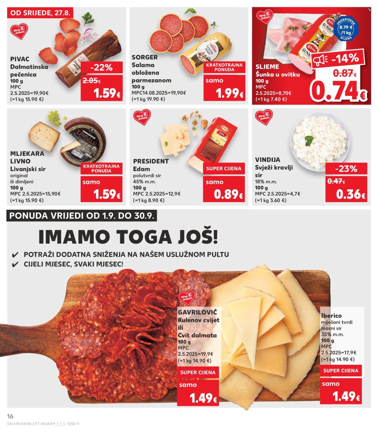 Kaufland katalog - 27.08.2025. - 02.09.2025. Stranica 16