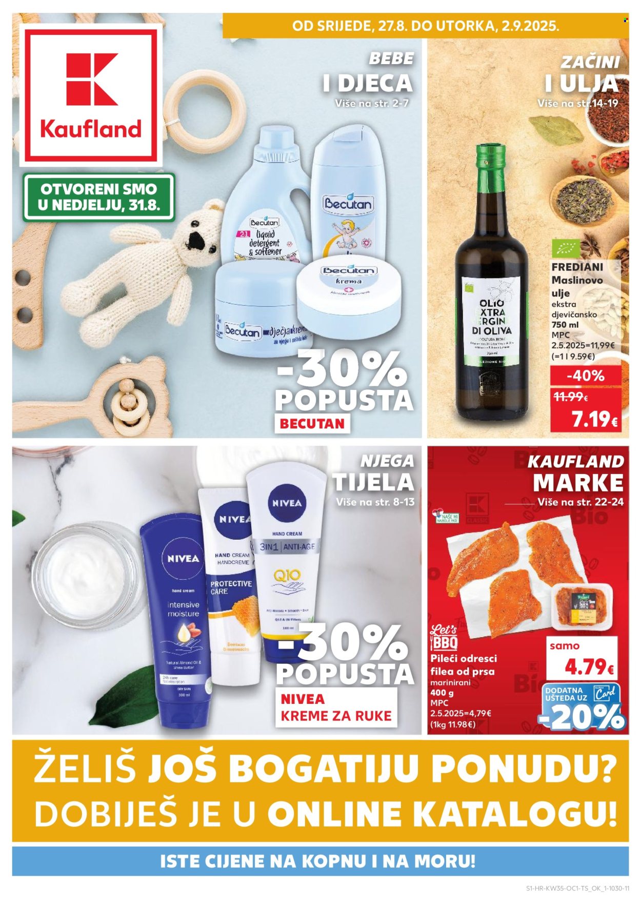 Kaufland katalog - 27.08.2025. - 02.09.2025. Stranica 1