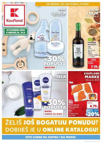 Kaufland katalog - 27.08.2025. - 02.09.2025.
