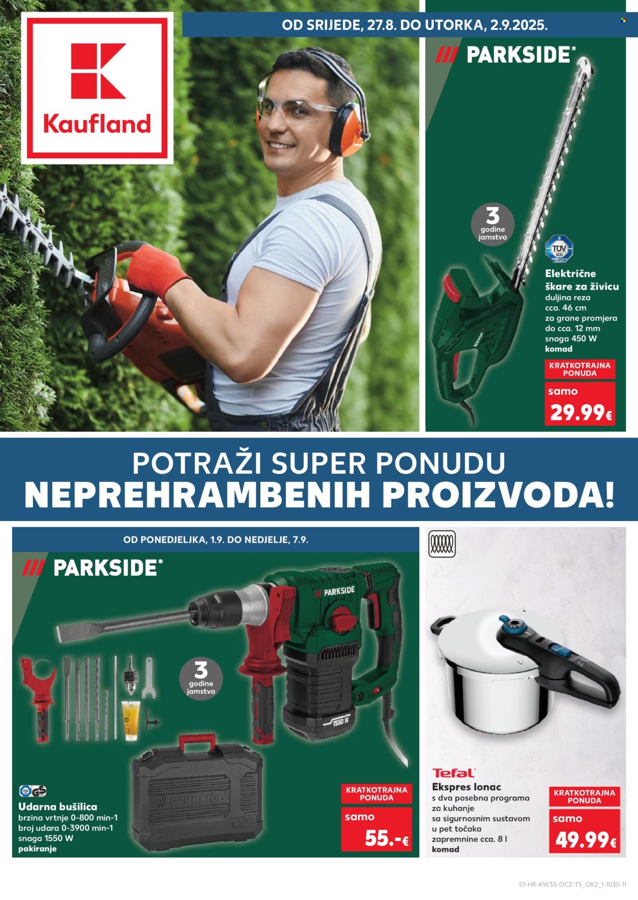 Kaufland katalog - 27.08.2025. - 02.09.2025. Stranica 1