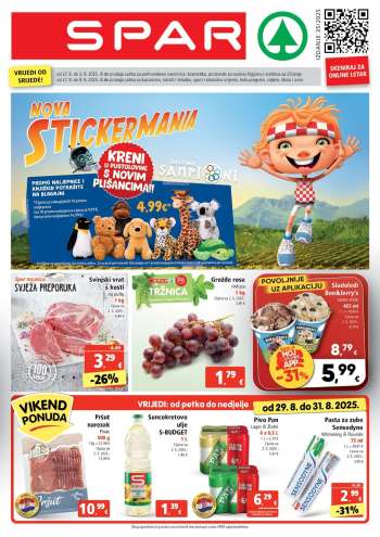 SPAR katalog - 27.08.2025. - 02.09.2025.