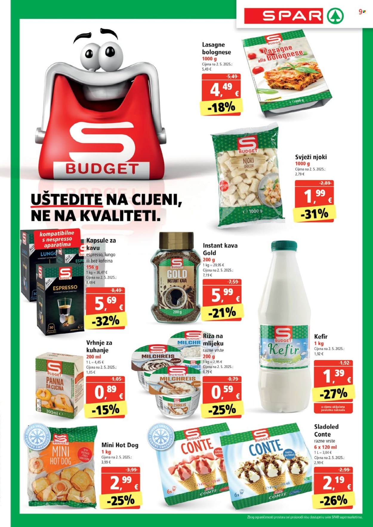 SPAR katalog - 27.08.2025. - 02.09.2025. Stranica 9
