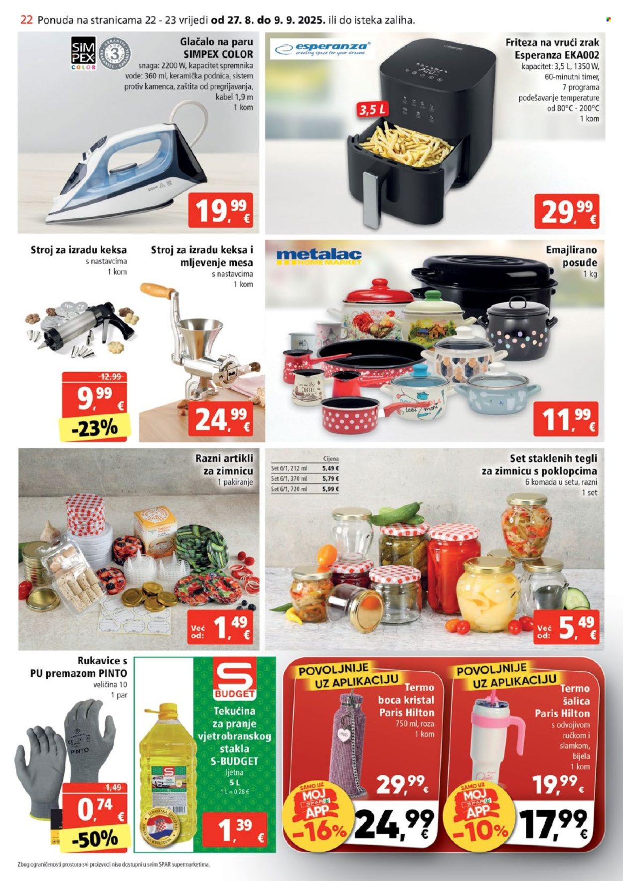 SPAR katalog - 27.08.2025. - 02.09.2025. Stranica 22