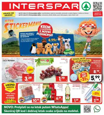 INTERSPAR katalog - 27.08.2025. - 02.09.2025.