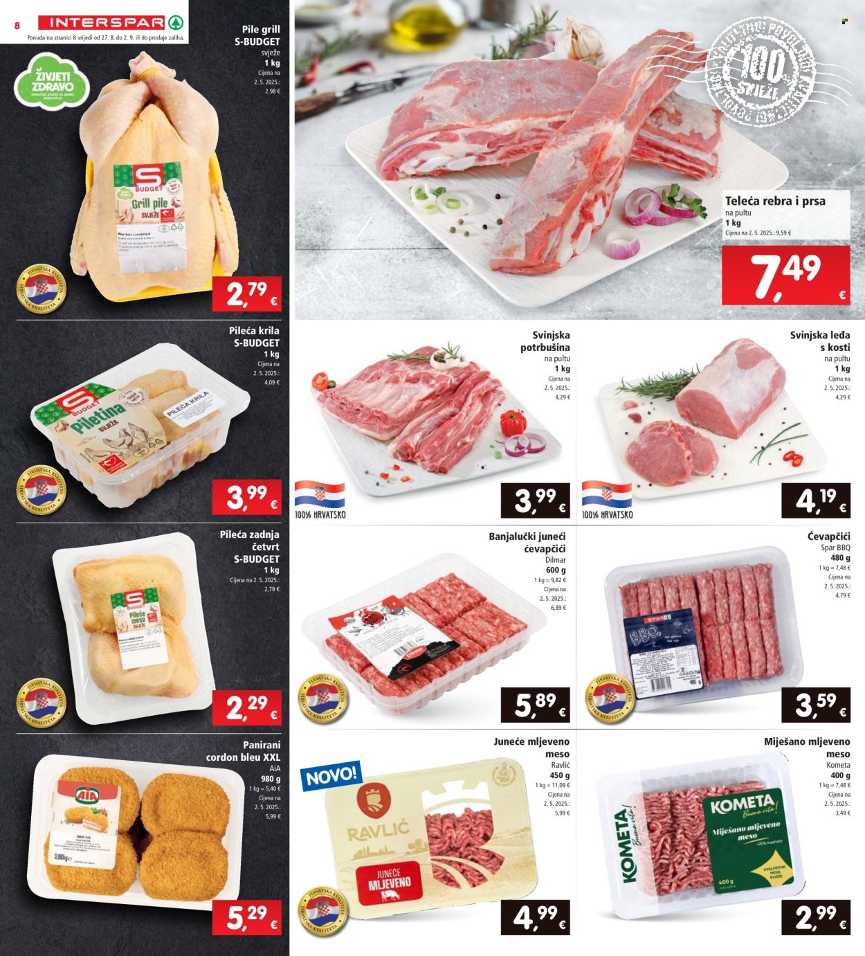 INTERSPAR katalog - 27.08.2025. - 02.09.2025. Stranica 8