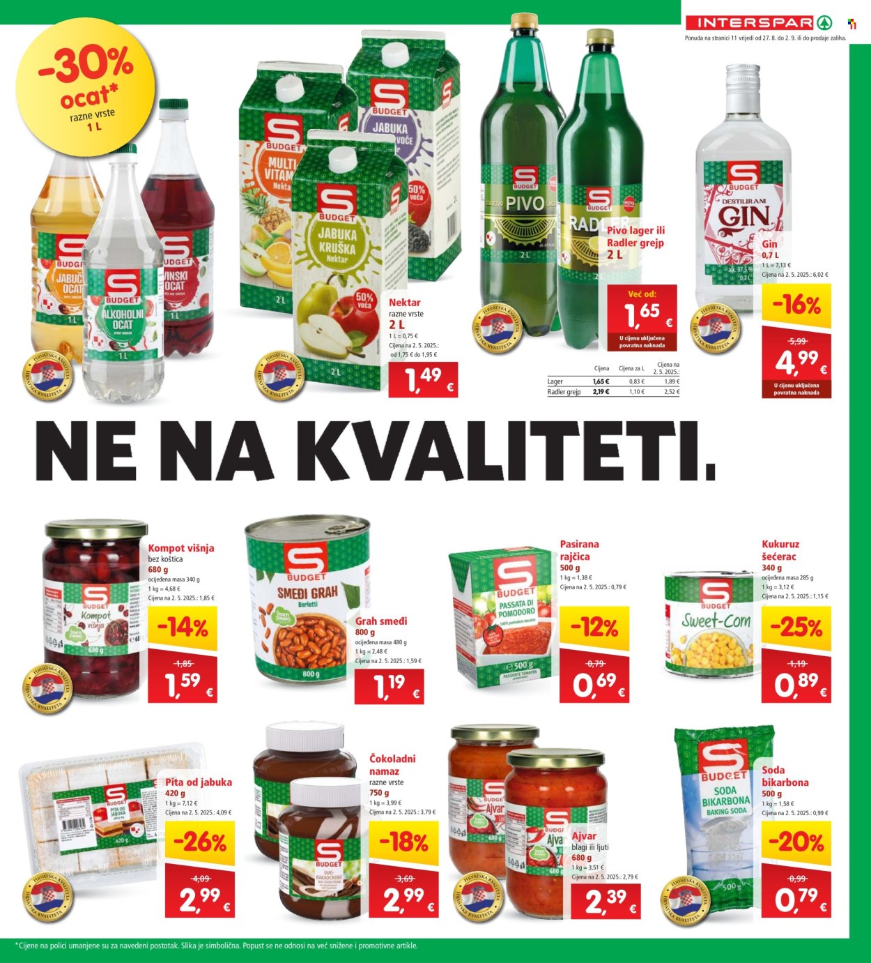 INTERSPAR katalog - 27.08.2025. - 02.09.2025. Stranica 11