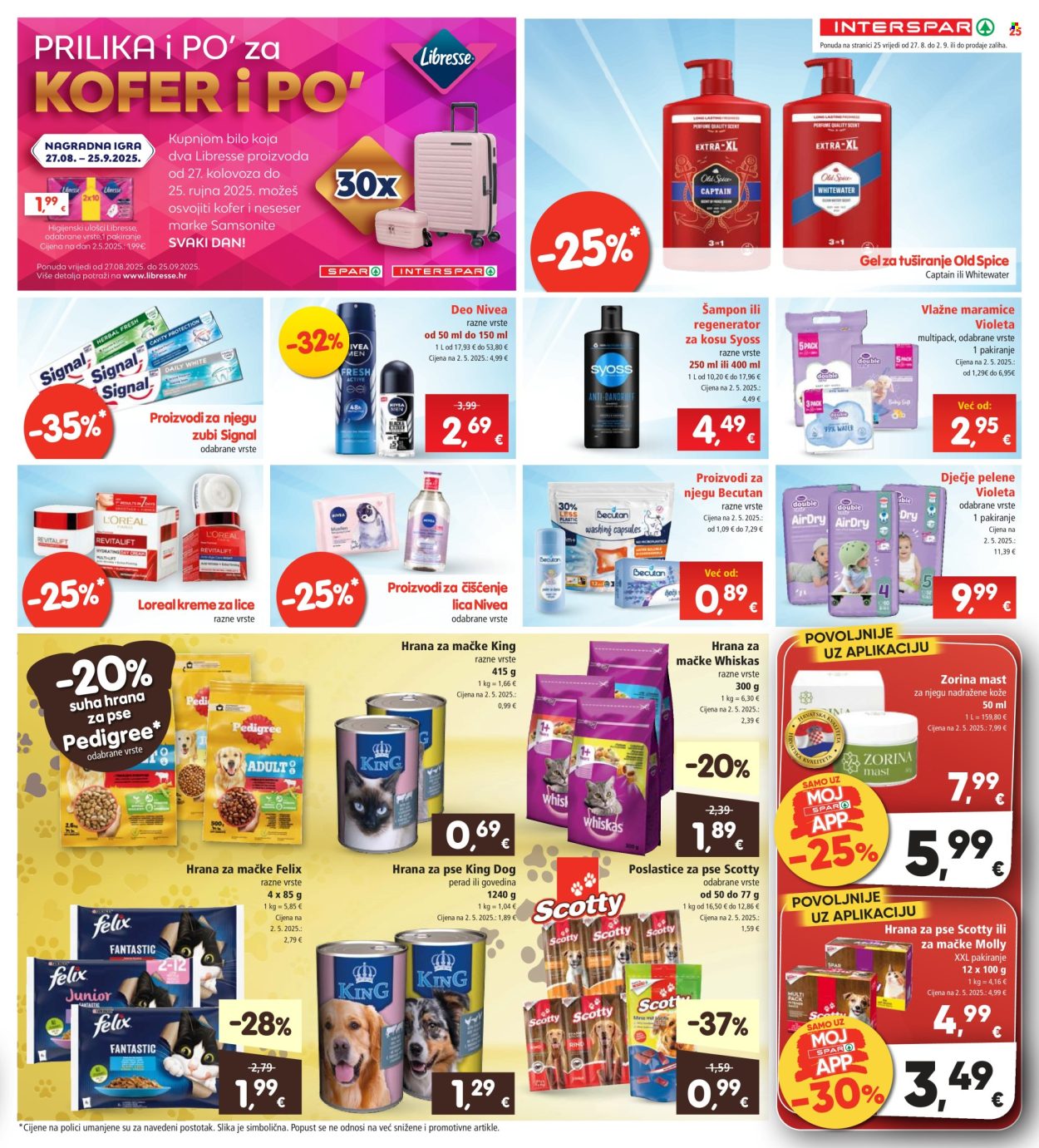 INTERSPAR katalog - 27.08.2025. - 02.09.2025. Stranica 25