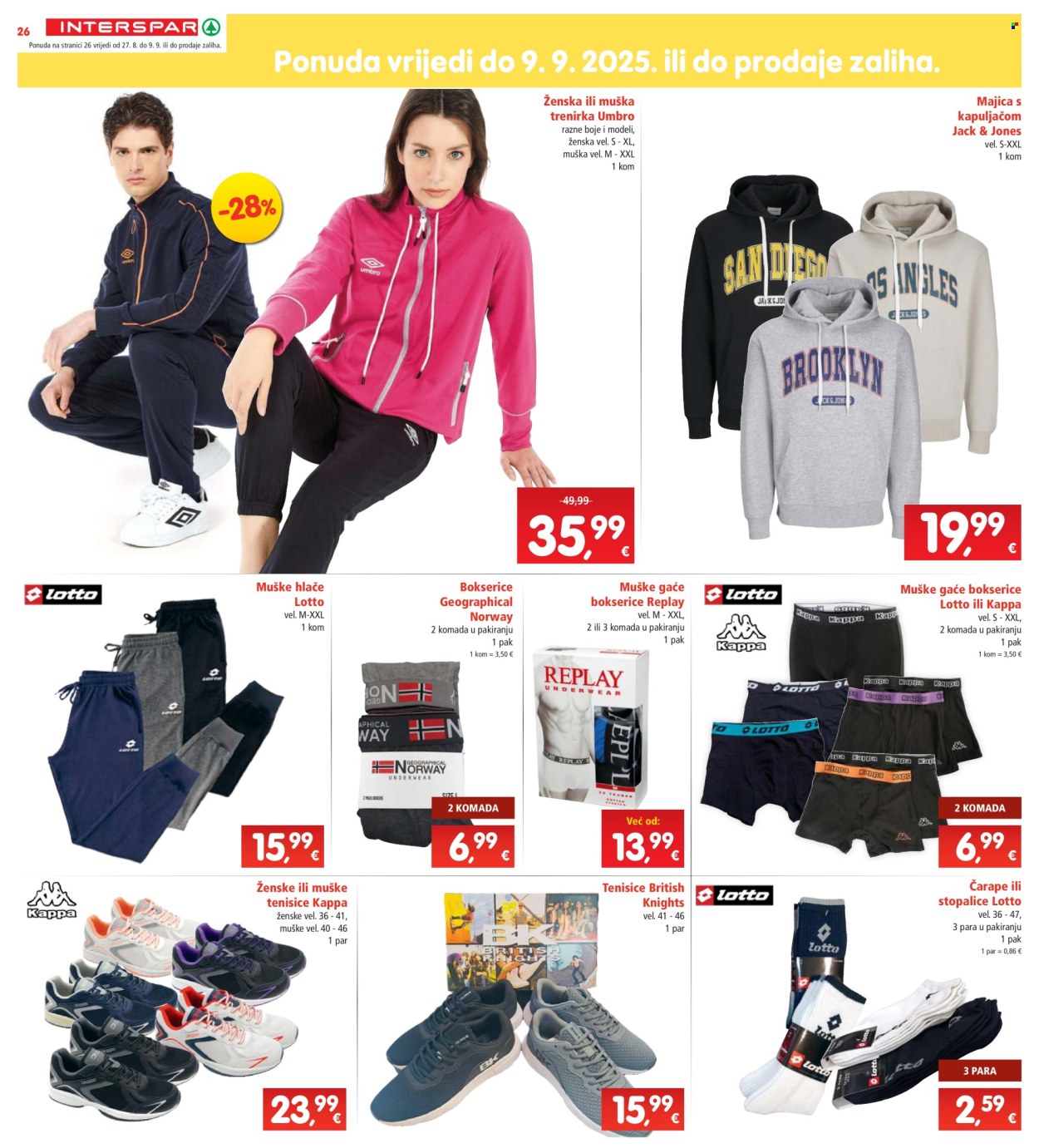 INTERSPAR katalog - 27.08.2025. - 02.09.2025. Stranica 26