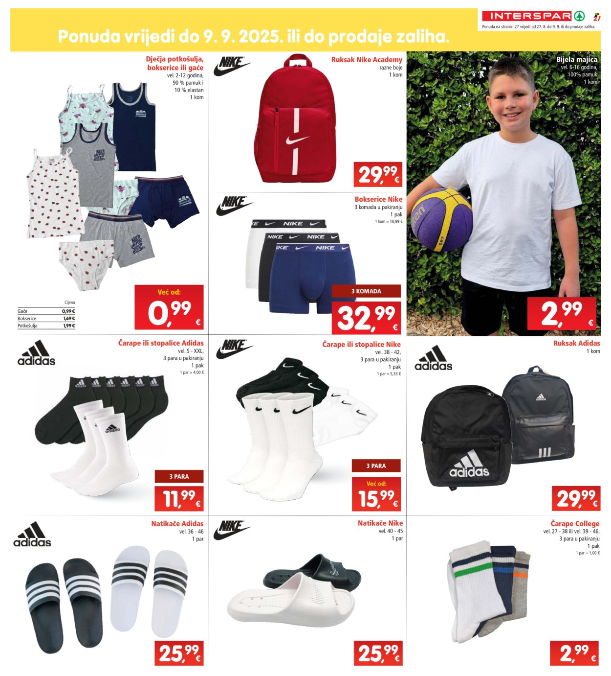 INTERSPAR katalog - 27.08.2025. - 02.09.2025. Stranica 27