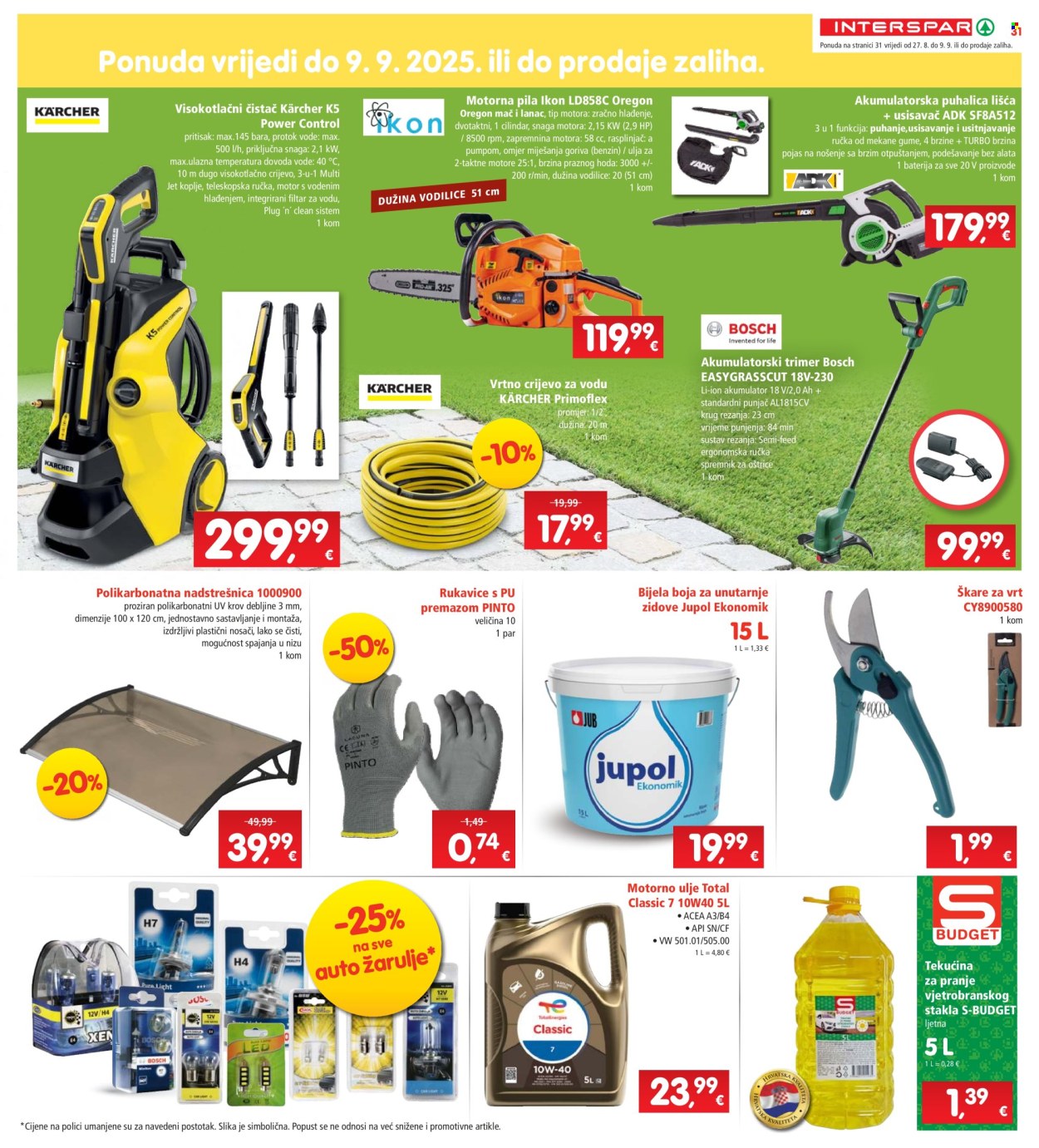 INTERSPAR katalog - 27.08.2025. - 02.09.2025. Stranica 31
