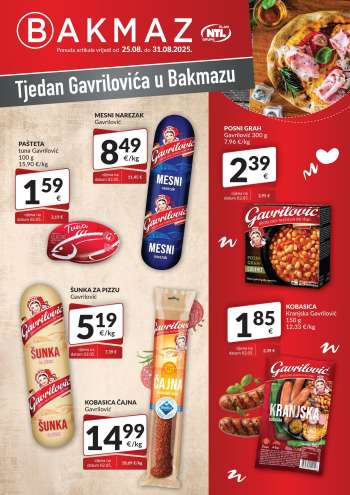 Bakmaz katalog - 25.08.2025. - 31.08.2025.