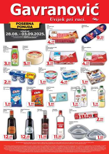 Gavranović katalog - 28.08.2025. - 03.09.2025.
