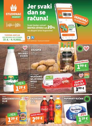 Studenac katalog - 27.08.2025. - 09.09.2025.