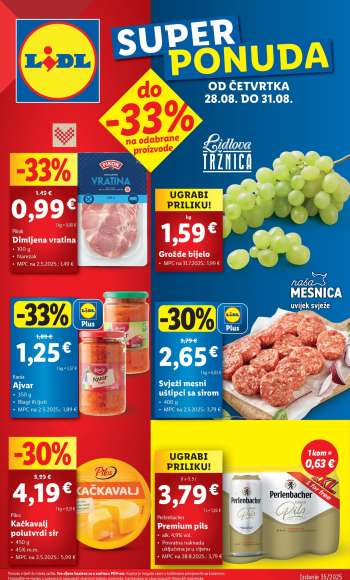 Lidl katalog - 28.08.2025. - 31.08.2025.