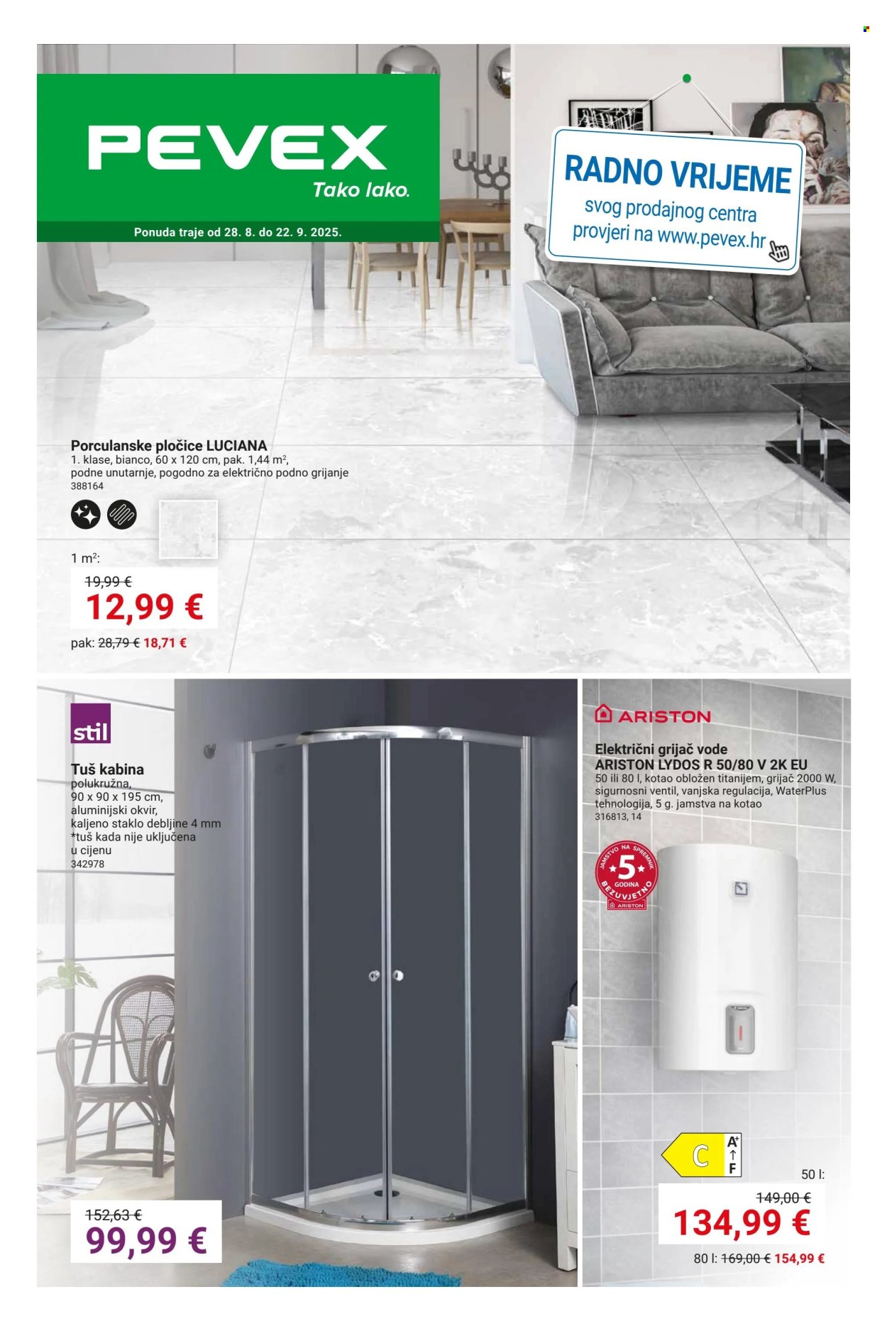 Pevex katalog - 28.08.2025. - 22.09.2025. Stranica 1