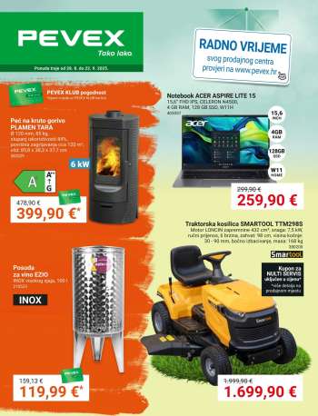 Pevex katalog - 28.08.2025. - 22.09.2025.