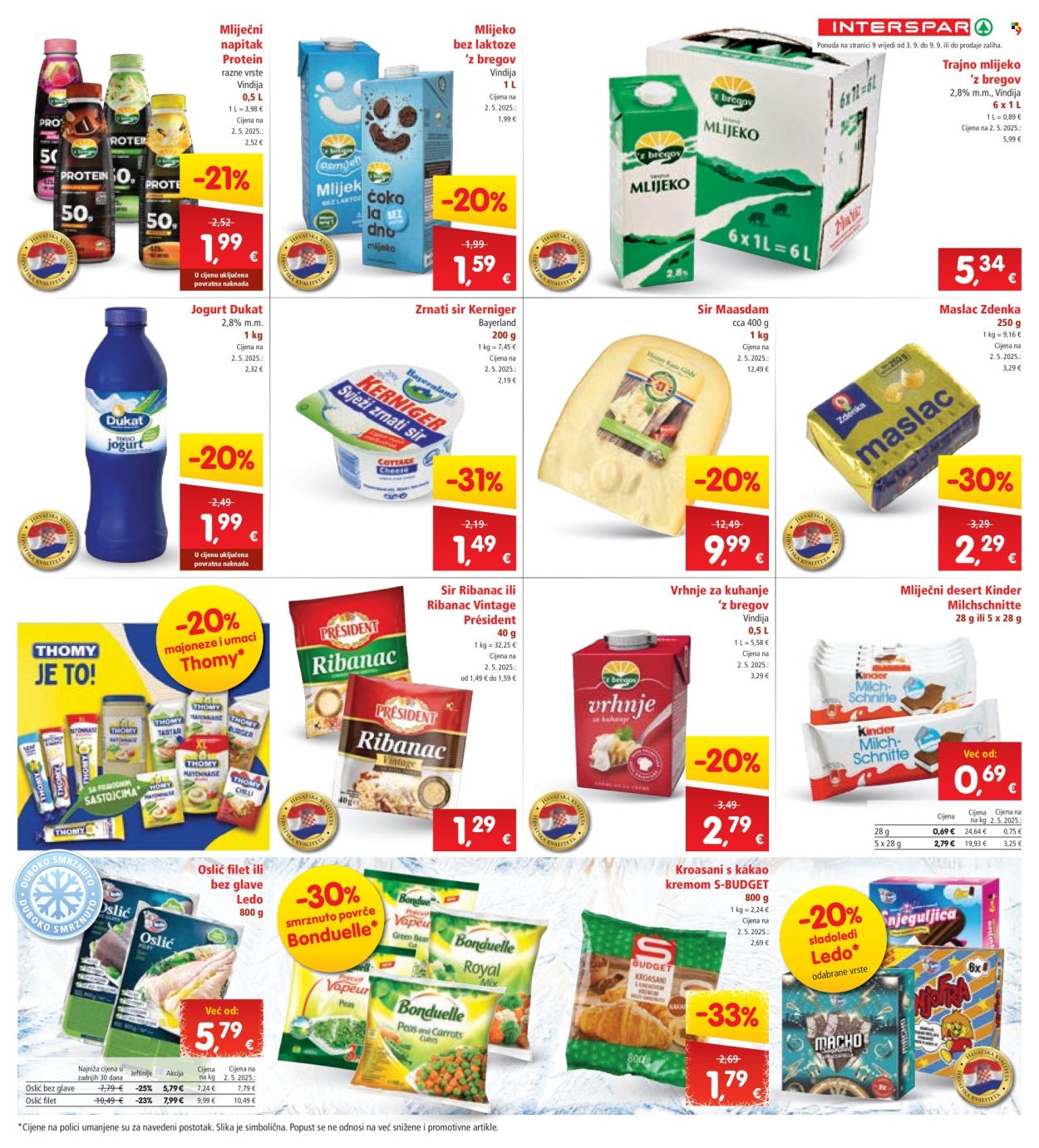 INTERSPAR katalog - 03.09.2025. - 09.09.2025. Stranica 9
