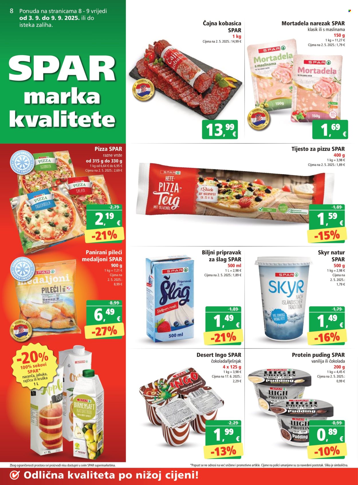 SPAR katalog - 03.09.2025. - 09.09.2025. Stranica 8