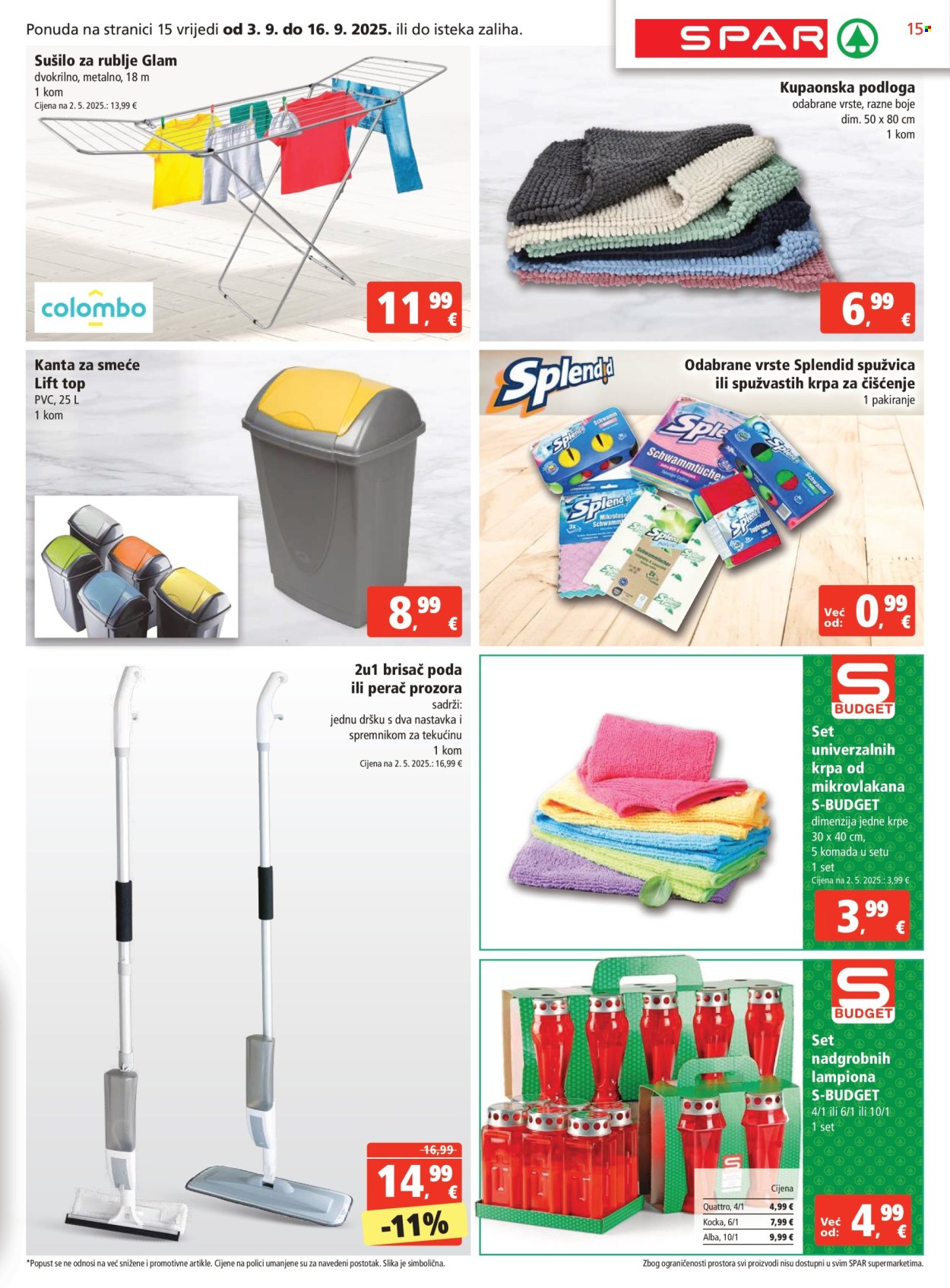SPAR katalog - 03.09.2025. - 09.09.2025. Stranica 15
