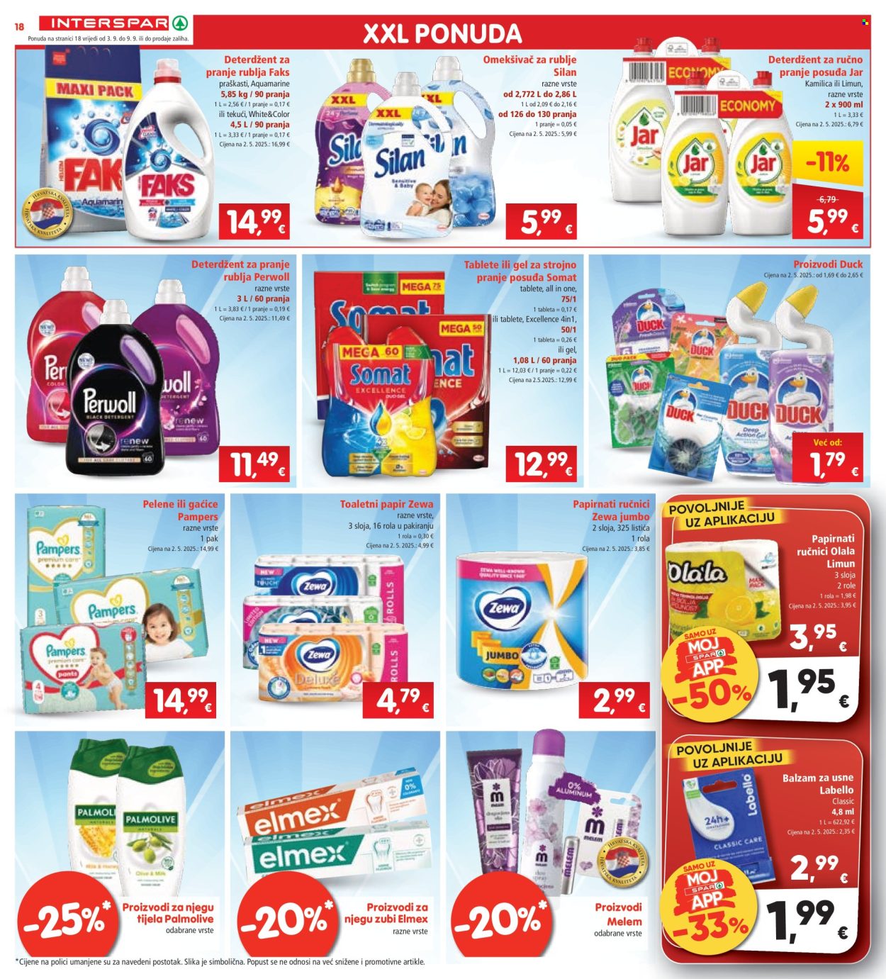INTERSPAR katalog - 03.09.2025. - 09.09.2025. Stranica 18