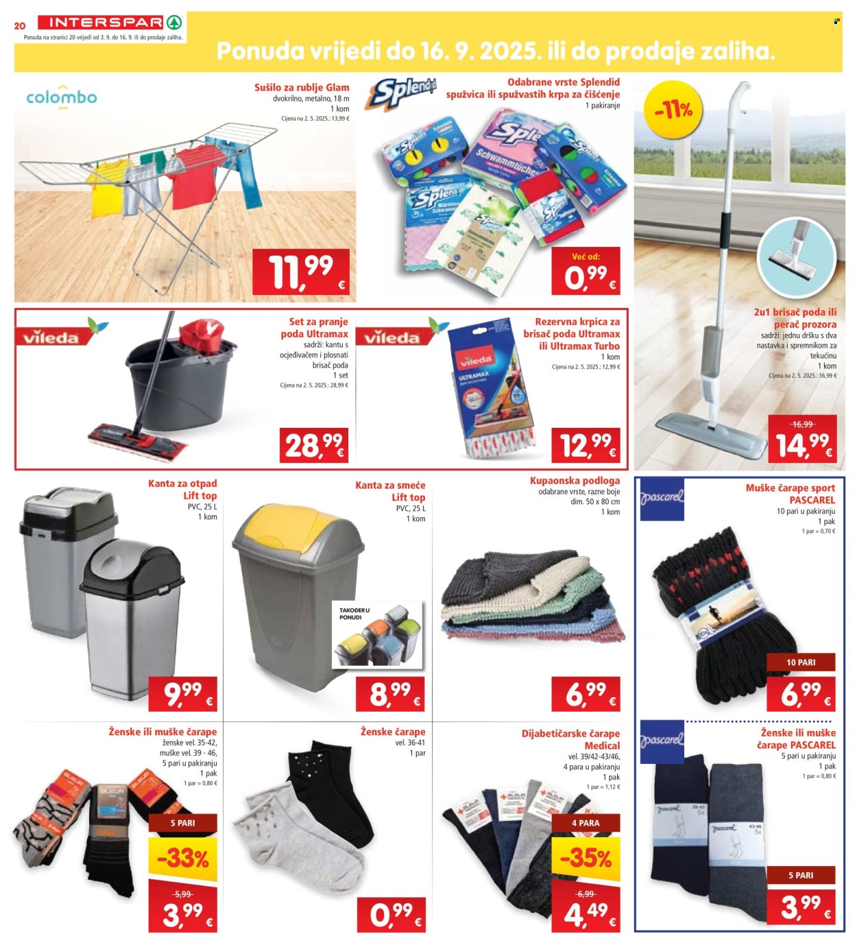 INTERSPAR katalog - 03.09.2025. - 09.09.2025. Stranica 20