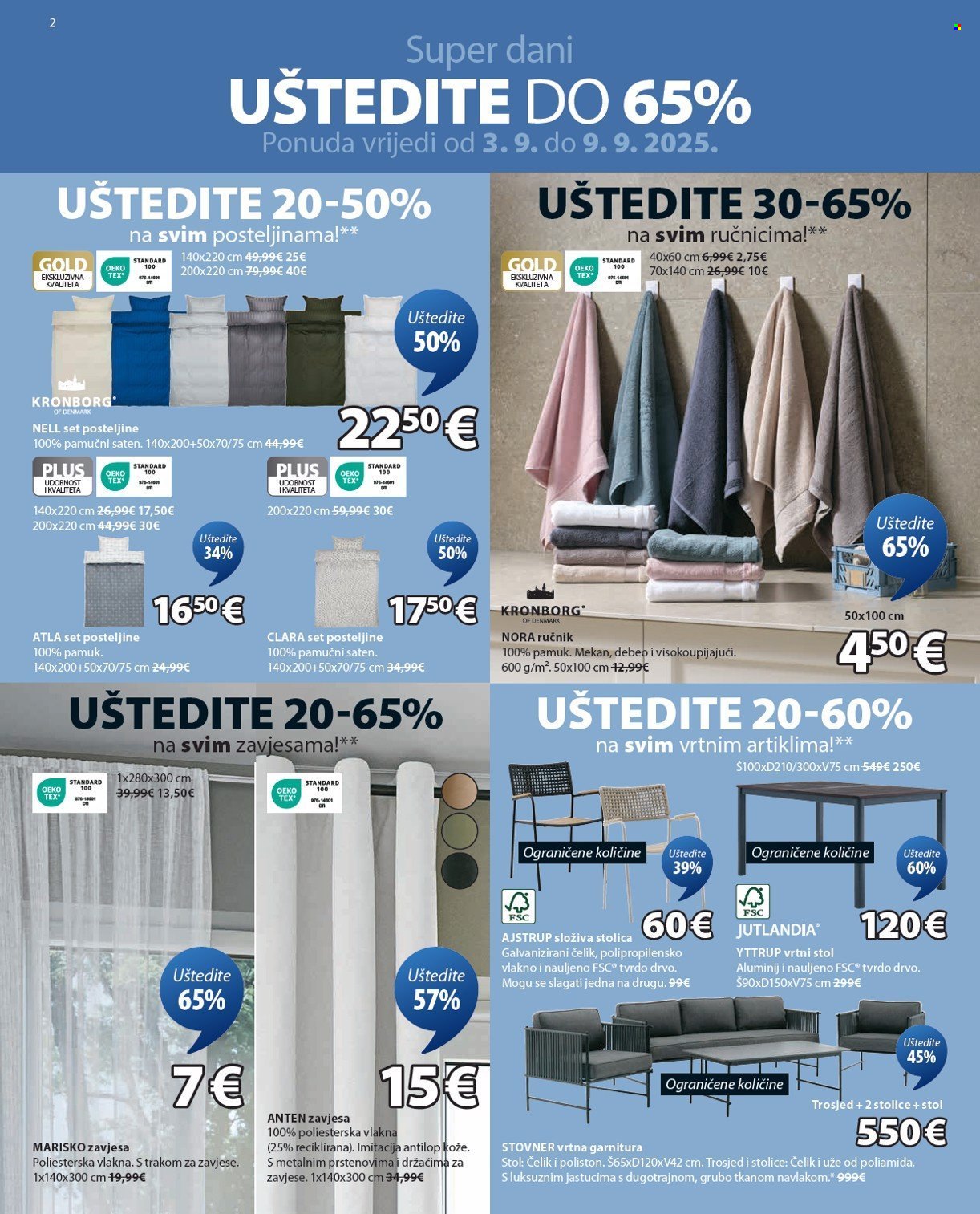 JYSK katalog - 03.09.2025. - 14.10.2025. Stranica 3