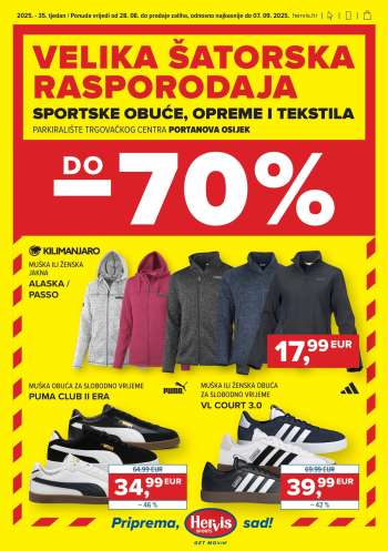 Hervis katalog - 28.08.2025. - 07.09.2025.