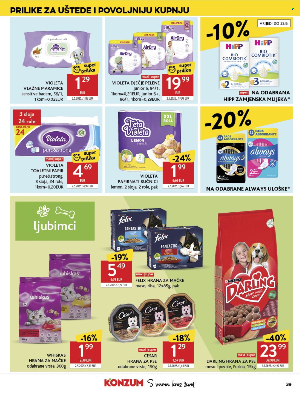 Konzum katalog - 10.09.2025. - 16.09.2025. Stranica 39