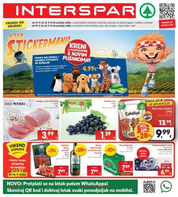 INTERSPAR katalog - 10.09.2025. - 16.09.2025.