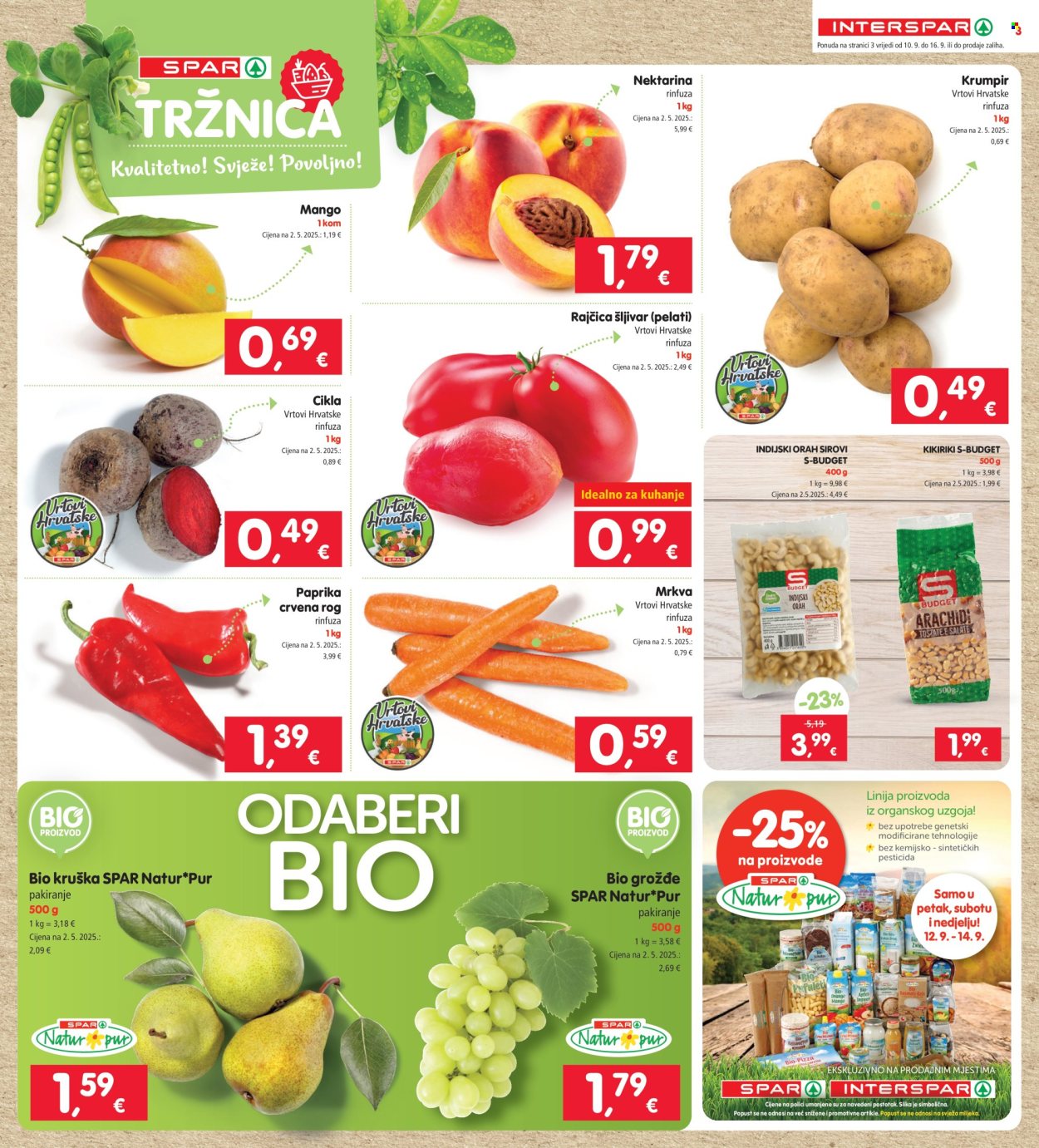 INTERSPAR katalog - 10.09.2025. - 16.09.2025. Stranica 3