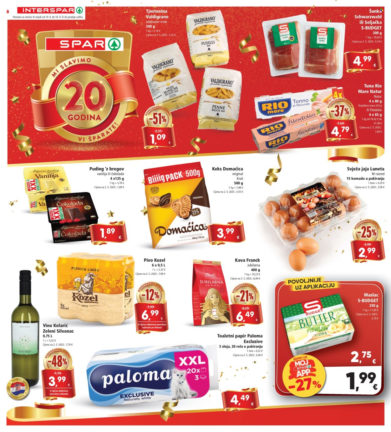 INTERSPAR katalog - 10.09.2025. - 16.09.2025. Stranica 8