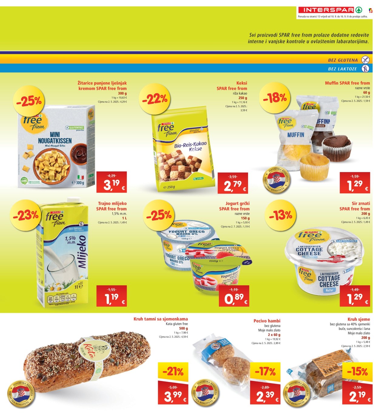INTERSPAR katalog - 10.09.2025. - 16.09.2025. Stranica 13