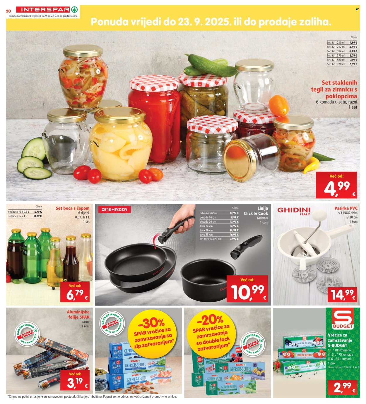 INTERSPAR katalog - 10.09.2025. - 16.09.2025. Stranica 20