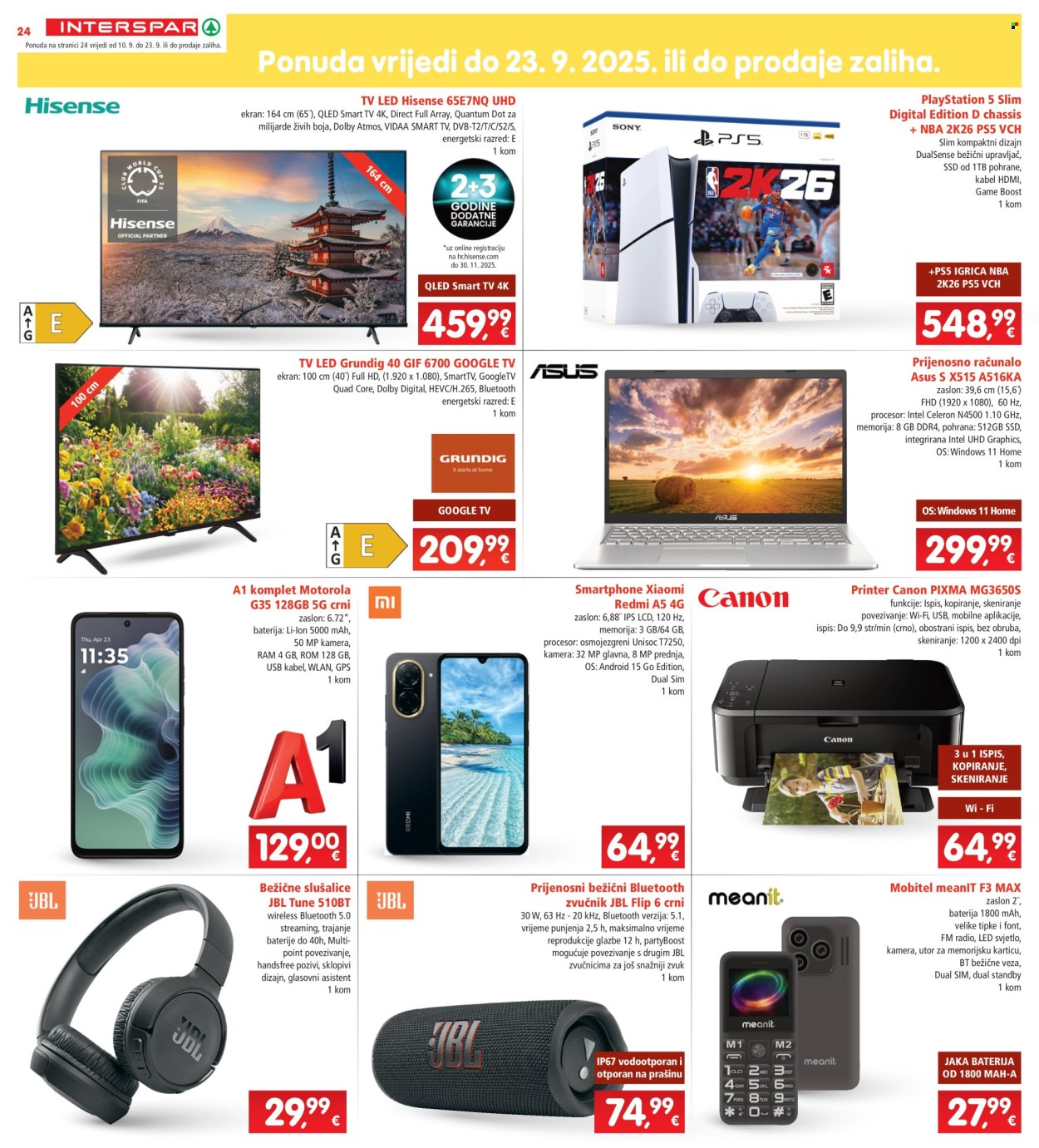 INTERSPAR katalog - 10.09.2025. - 16.09.2025. Stranica 24