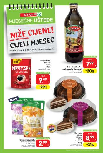 SPAR katalog - 03.09.2025. - 30.09.2025.