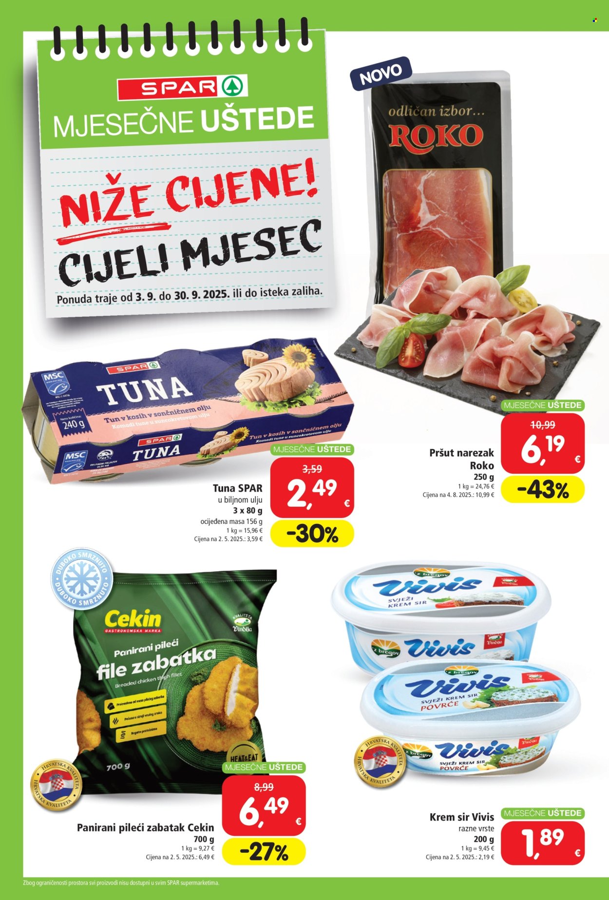 SPAR katalog - 03.09.2025. - 30.09.2025. Stranica 2