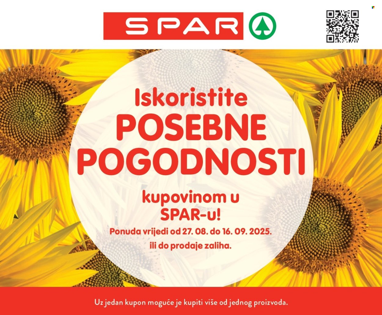 SPAR katalog - 27.08.2025. - 16.09.2025. Stranica 1