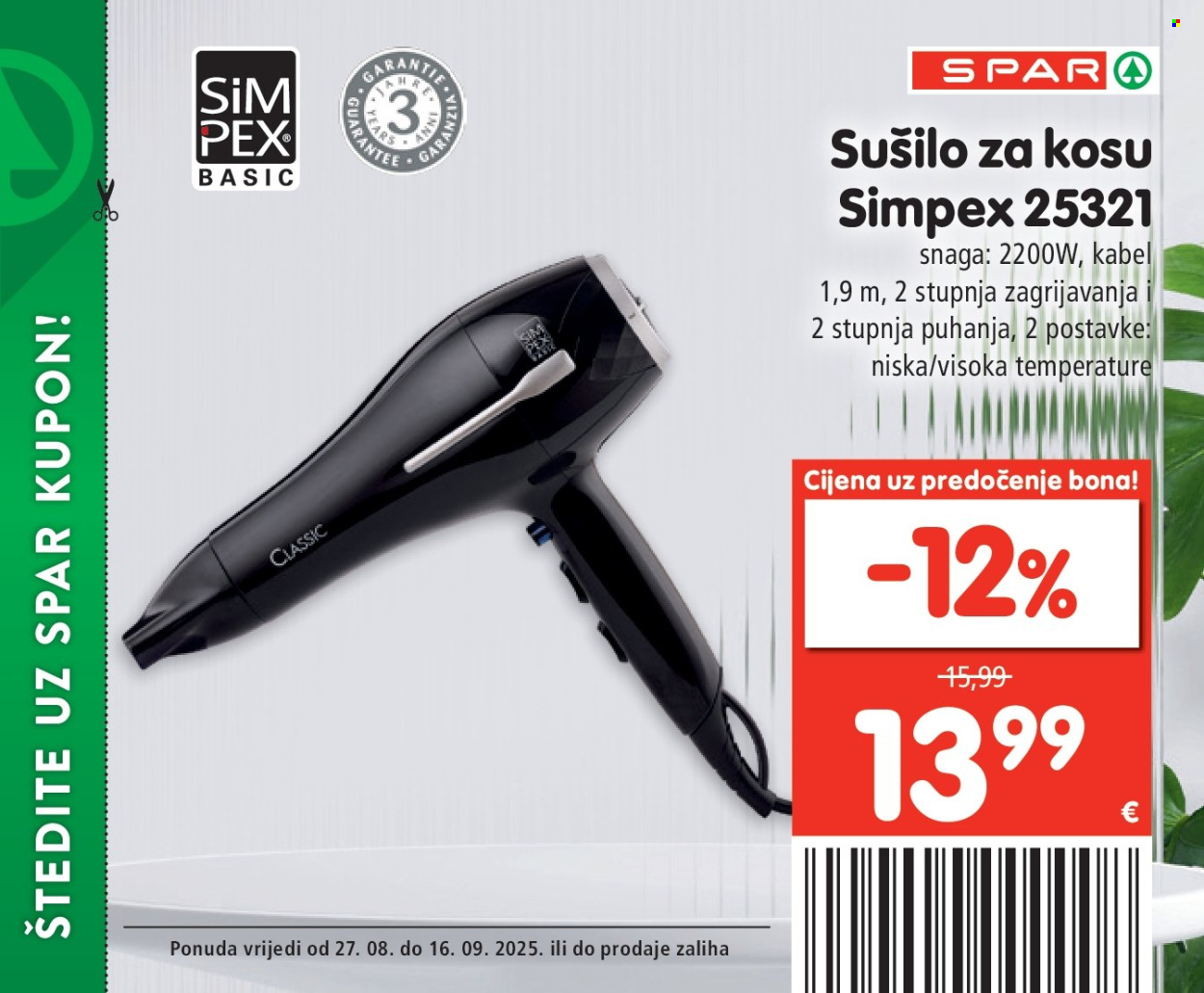 SPAR katalog - 27.08.2025. - 16.09.2025. Stranica 15