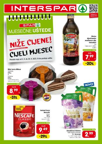 INTERSPAR katalog - 03.09.2025. - 30.09.2025.