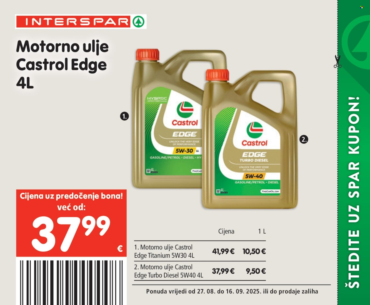 INTERSPAR katalog - 27.08.2025. - 16.09.2025. Stranica 6